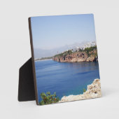 Mediterraan Zee in Antalya stad Fotoplaat (Voorkant)