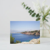 Mediterraan Zee in de stad Antalya Briefkaart (Staand voorkant)
