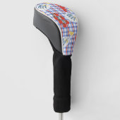 Mediterraan Zeevoedsel Marktpatroon (3) Golfheadcover (Schuin)