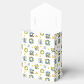 Mediterraan Zomer Limoen Patroon  Bedankdoosjes (Geopend)