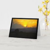 Mediterraan Zonsondergang Kaart (Gele Bloem)