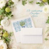 Mediterraans Bestemming Bruiloft Save the Date Kaart