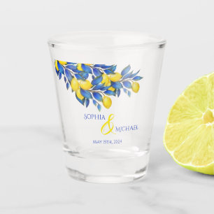 Mediterraans-Citroenen-Bruiloft-Geld/Schot Dans- Shot Glas