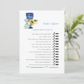 Mediterraans gok die zei het douche spel II Kaart (Staand voorkant)