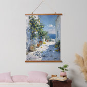 Mediterraans impressionisme met citroenen hangend wandkleed (Slaapkamer)