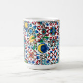 Mediterraans, Marokkaans, mozaïek, citroenkunst Koffiemok (Center)