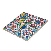Mediterraans, Marokkaans, mozaïek, citroenkunst Tegeltje (Zijkant)