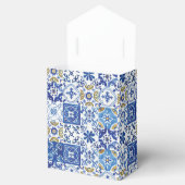 Mediterraans Mozaïek Tegels Bruiloft Baby Verjaard Bedankdoosjes (Geopend)