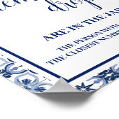 Mediterraans Raad hoeveel citroen druppels spel Poster (Hoek)