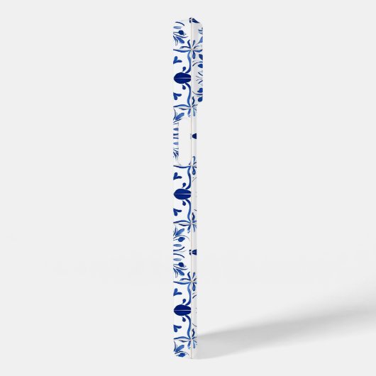 Mediterraans tegelblauw en wit Case-Mate iPhone case (Achterkant / Rechts)