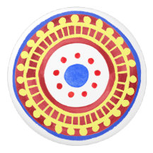 Mediterraans Volkskunst Keramiek Knop