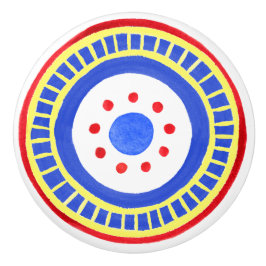 Mediterraans Volkskunst Keramiek Knop