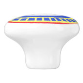 Mediterraans Volkskunst Keramiek Knop (Zijkant)