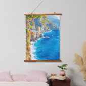 Mediterraanse Bloemen Hangend Wandkleed (Slaapkamer)