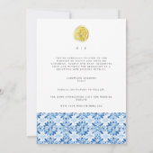 Mediterraanse citroen Save The Date Bruiloft Kaart (Achterkant)