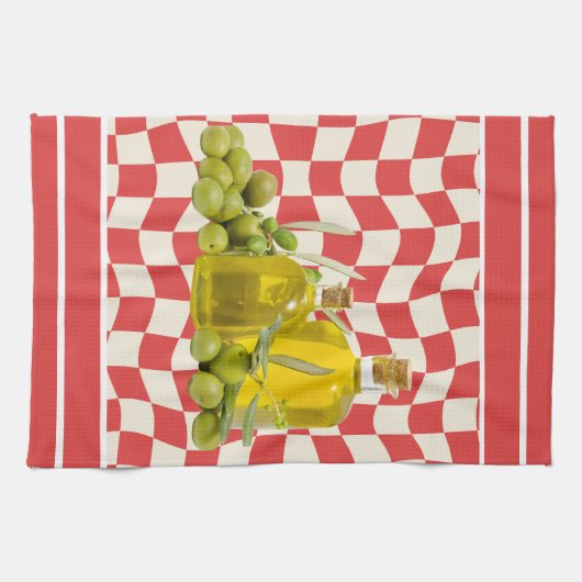 Mediterraanse Mix & Match Keuken Theedoek (Horizontaal)