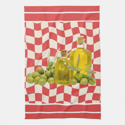 Mediterraanse Mix & Match Keuken Theedoek (Verticaal)