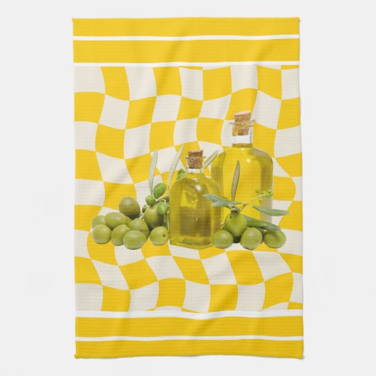 Mediterraanse Mix & Match Keuken Theedoek (Verticaal)