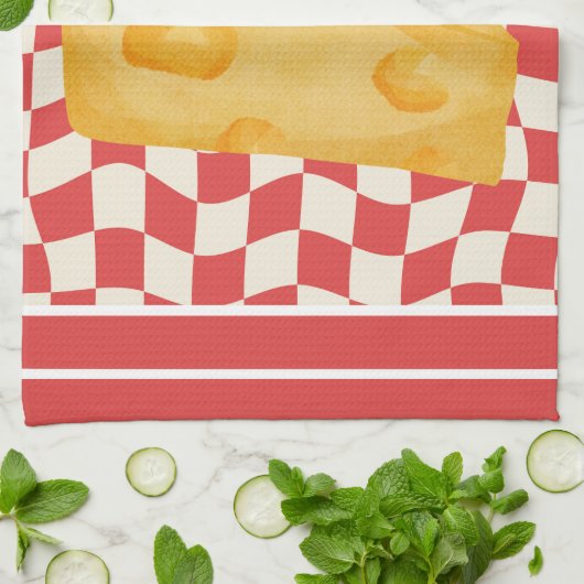 Mediterraanse Mix & Match Keuken Theedoek (Gevouwen)