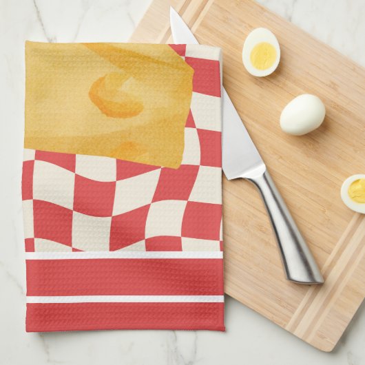 Mediterraanse Mix & Match Keuken Theedoek (Quarter Fold)
