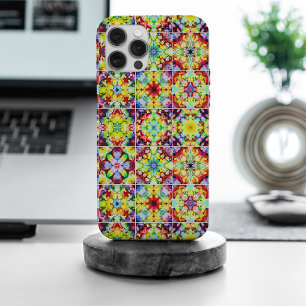 Mediterraanse Tegels, Alcohol Inkt Tegels, Majolic iPhone 15 Pro Max Case
