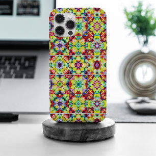 Mediterraanse Tegels, Alcohol Inkt Tegels, Majolic iPhone 15 Pro Max Case