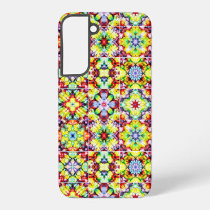 Mediterraanse Tegels, Alcohol Inkt Tegels, Majolic Samsung Galaxy Hoesje