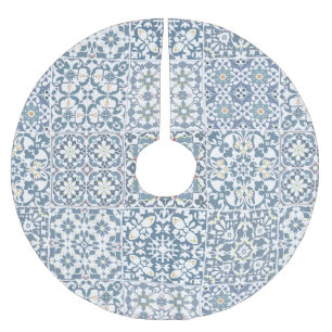 Mediterraanse tegels, Marokkaans, Majolica, Azulej Kerstboom Rok