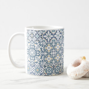 Mediterraanse tegels, Marokkaans, Majolica, Azulej Koffiemok