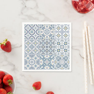 Mediterraanse tegels, Marokkaans, Majolica, Azulej Servet