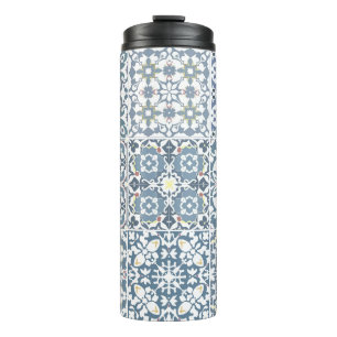 Mediterraanse tegels, Marokkaans, Majolica, Azulej Thermosbeker