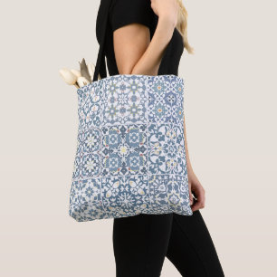 Mediterraanse tegels, Marokkaans, Majolica, Azulej Tote Bag
