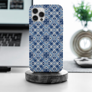 Mediterraanse tegels, Portugees, Azulejo, Majolica iPhone 15 Pro Max Case