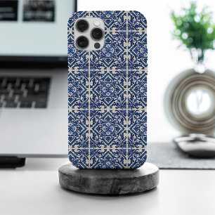 Mediterraanse tegels, Portugees, Azulejo, Majolica iPhone 15 Pro Max Case
