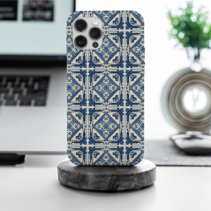 Mediterraanse Tegels, Portugees, Azulejo, Majolica iPhone 15 Pro Max Case