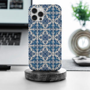 Mediterraanse Tegels, Portugees, Azulejo, Majolica iPhone 15 Pro Max Case