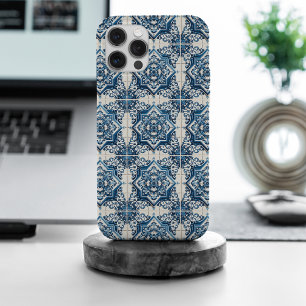 Mediterraanse tegels, Portugees, Azulejo, Majolica iPhone 15 Pro Max Case