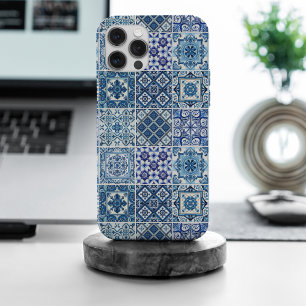 Mediterraanse Tegels, Portugees, Azulejo, Majolica iPhone 15 Pro Max Case