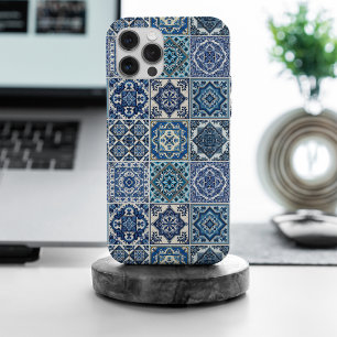 Mediterraanse Tegels, Portugees, Azulejo, Majolica iPhone 15 Pro Max Case