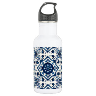 Mediterraanse tegels, Portugees, Azulejo, Majolica Waterfles