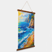 Mediterraanse Zomer Hangend Wandkleed (Gebogen)