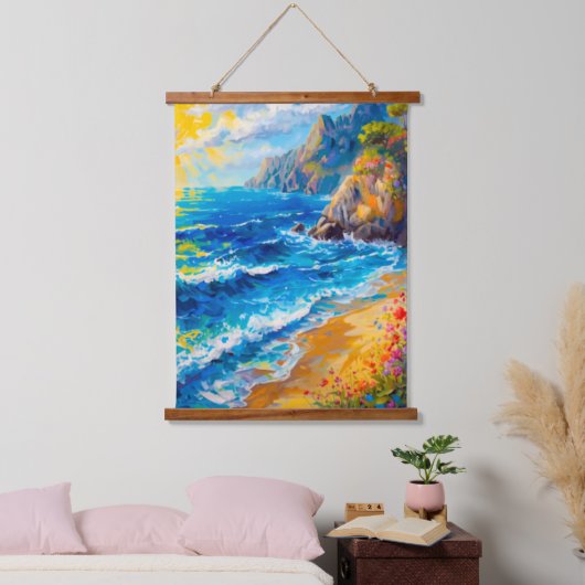 Mediterraanse Zomer Hangend Wandkleed (Slaapkamer)