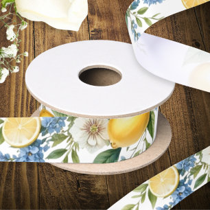 Mediterrane Amalfi Citroen Fruit Bloemen Satijnen Lint