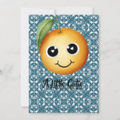 Mediterrane baby shower voor kleine schat kaart (Achterkant)