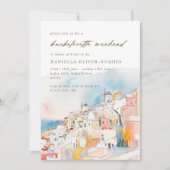 Mediterrane bestemming Bachelorette Weekend Kaart (Voorkant)