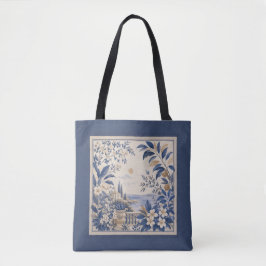 Mediterrane blauwe tas