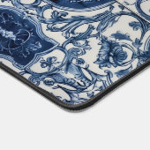 Mediterrane Blauwe Tegel Desk Mat Azulejo Home (Hoek)