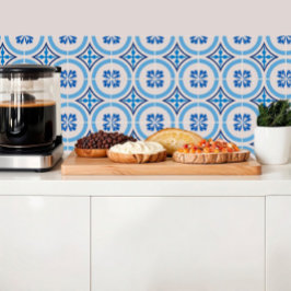 mediterrane blauwe Tegels Tegeltje