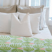 mediterrane bloei fleece deken