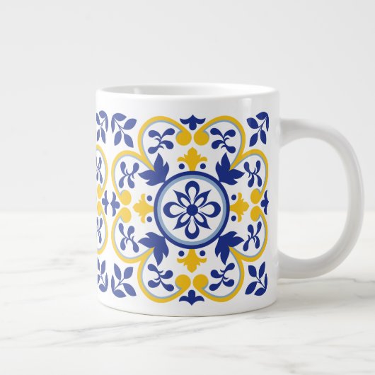 mediterrane bloei grote koffiekop (Rechts)